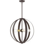 46415-07 4 Light Bronze Chandelier-Lighting LumensChandeliers