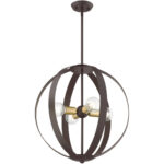 46415-07 4 Light Bronze Chandelier-Lighting LumensChandeliers