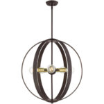 46416-07 5 Light Bronze Chandelier-Lighting LumensChandeliers