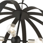 46418-04 16 Light Black Foyer Chandelier-Lighting LumensChandeliers