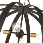 46418-07 16 Light Bronze Foyer Chandelier-Lighting LumensChandeliers