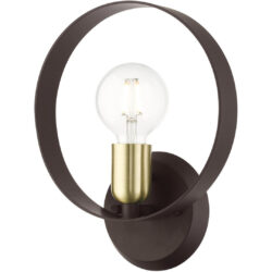 46421-07 1 Light Bronze ADA Single Sconce-Lighting LumensWall Sconces