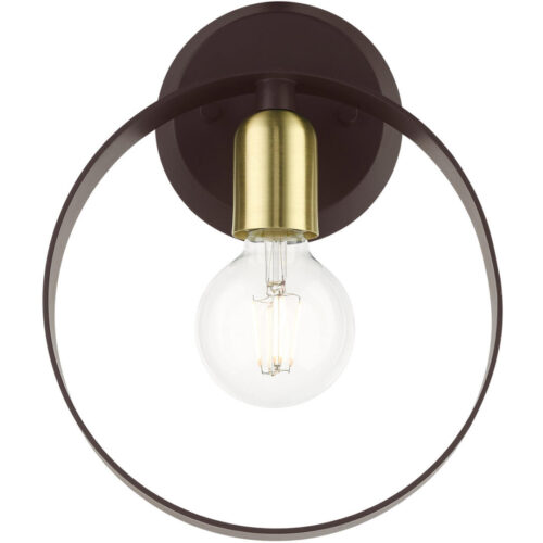 46421-07 1 Light Bronze ADA Single Sconce-Lighting LumensWall Sconces