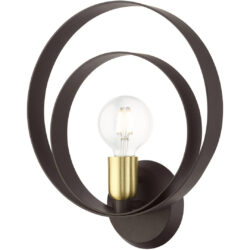 46422-07 1 Light Bronze ADA Single Sconce-Lighting LumensWall Sconces