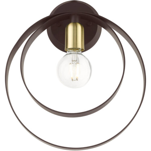 46422-07 1 Light Bronze ADA Single Sconce-Lighting LumensWall Sconces