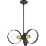 46423-07 3 Light Bronze Chandelier-Lighting LumensChandeliers