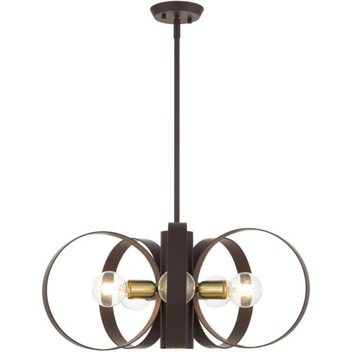 46425-07 6 Light Bronze Chandelier-Lighting LumensChandeliers