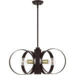 46425-07 6 Light Bronze Chandelier-Lighting LumensChandeliers