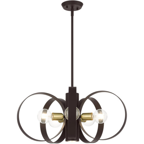 46425-07 6 Light Bronze Chandelier-Lighting LumensChandeliers