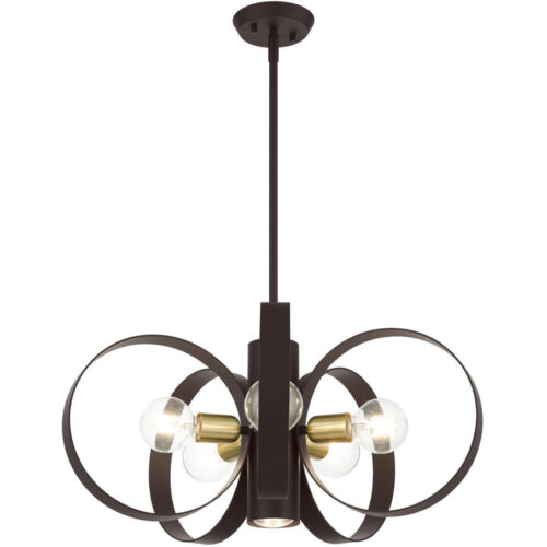 46425-07 6 Light Bronze Chandelier-Lighting LumensChandeliers