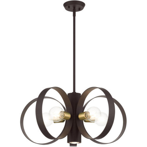 46425-07 6 Light Bronze Chandelier-Lighting LumensChandeliers