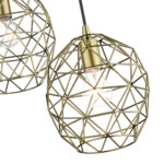 46593-01 3 Light Antique Brass Pendant-Lighting LumensPendant Lights