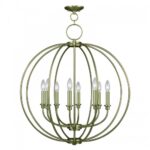 4668-01 8 Light Antique Brass Chandelier-Lighting LumensChandeliers