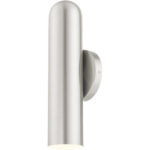 46750-91 1 Light Brushed Nickel ADA Single Sconce-Lighting LumensWall Sconces