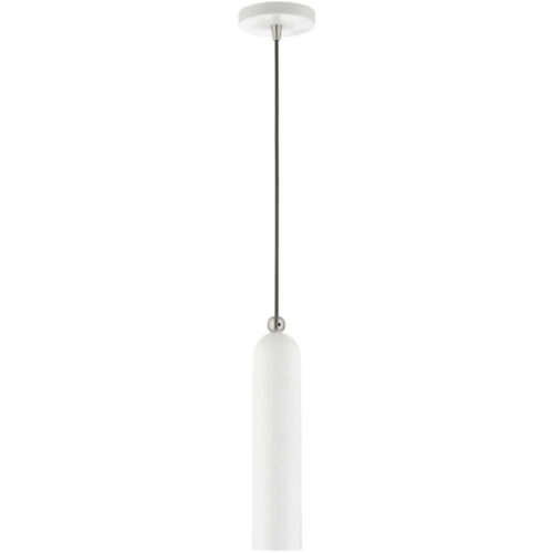 46751-03 1 Light White Pendant-Lighting LumensPendant Lights