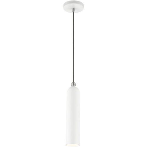 46751-03 1 Light White Pendant-Lighting LumensPendant Lights