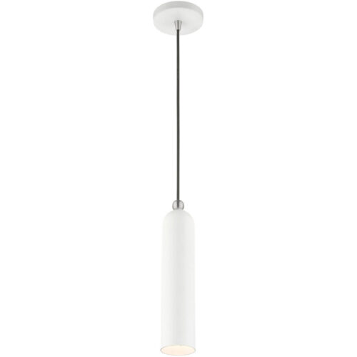 46751-03 1 Light White Pendant-Lighting LumensPendant Lights