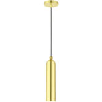 46751-12 1 Light Satin Brass  Pendant-Lighting LumensPendant Lights