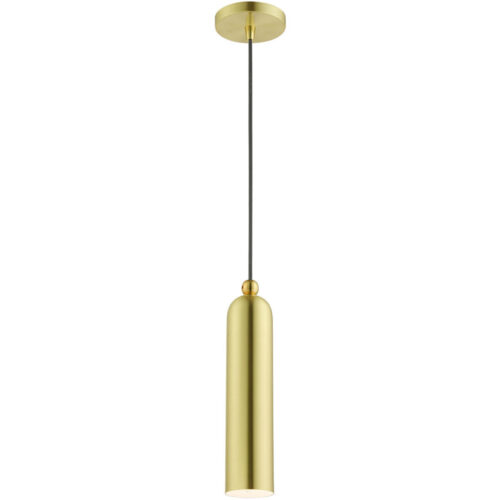 46751-12 1 Light Satin Brass  Pendant-Lighting LumensPendant Lights