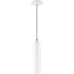 46751-69 1 Light Shiny White Pendant-Lighting LumensPendant Lights