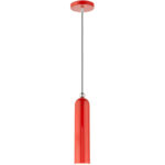 46751-72 1 Light Shiny Red Pendant-Lighting LumensPendant Lights