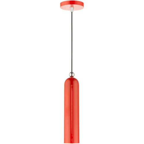 46751-72 1 Light Shiny Red Pendant-Lighting LumensPendant Lights