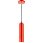 46751-72 1 Light Shiny Red Pendant-Lighting LumensPendant Lights