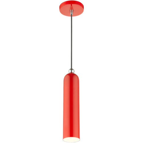 46751-72 1 Light Shiny Red Pendant-Lighting LumensPendant Lights