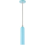 46751-74 1 Light Shiny Baby Blue Pendant-Lighting LumensPendant Lights