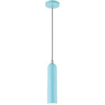 46751-74 1 Light Shiny Baby Blue Pendant-Lighting LumensPendant Lights