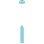 46751-74 1 Light Shiny Baby Blue Pendant-Lighting LumensPendant Lights