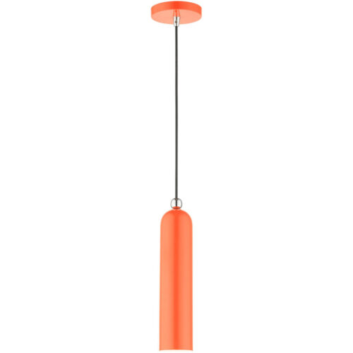 46751-77 1 Light Shiny Orange Pendant-Lighting LumensPendant Lights