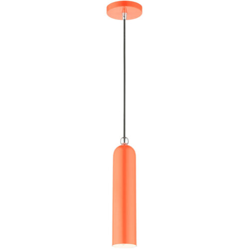 46751-77 1 Light Shiny Orange Pendant-Lighting LumensPendant Lights