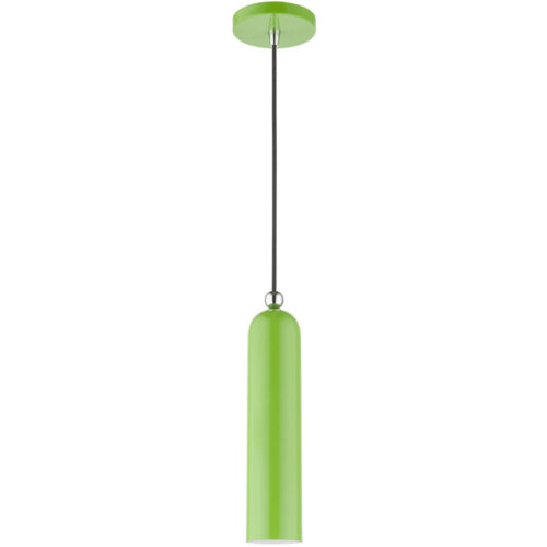 46751-78 1 Light Shiny Apple Green Pendant-Lighting LumensPendant Lights