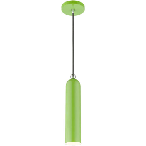 46751-78 1 Light Shiny Apple Green Pendant-Lighting LumensPendant Lights