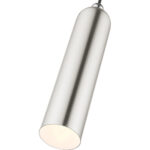 46751-91 1 Light Brushed Nickel Pendant-Lighting LumensPendant Lights