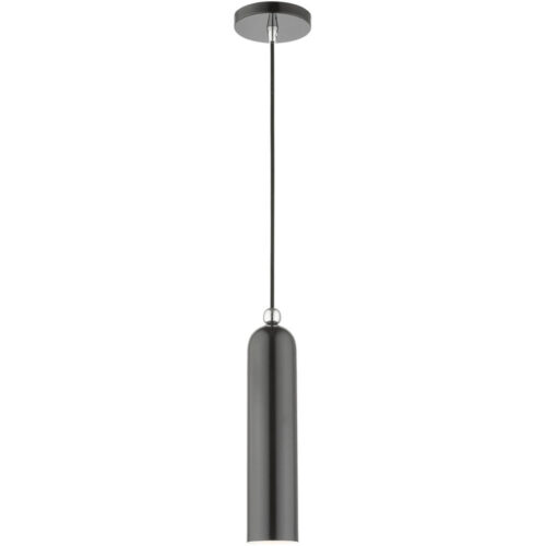 46751-96 1 Light Shiny Dark Gray Pendant-Lighting LumensPendant Lights