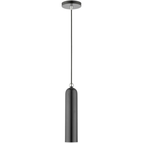 46751-96 1 Light Shiny Dark Gray Pendant-Lighting LumensPendant Lights