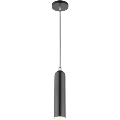 46751-96 1 Light Shiny Dark Gray Pendant-Lighting LumensPendant Lights