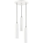 46753-69 3 Light Shiny White Pendant-Lighting LumensPendant Lights