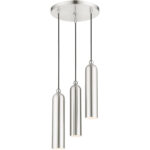 46753-91 3 Light Brushed Nickel Pendant-Lighting LumensPendant Lights