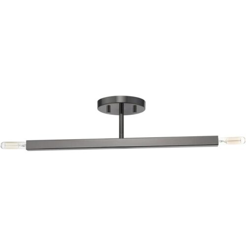 46842-46 2 Light Black Chrome Semi-Flush-Lighting LumensSemi Flush