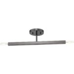 46842-46 2 Light Black Chrome Semi-Flush-Lighting LumensSemi Flush