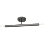 46842-46 2 Light Black Chrome Semi-Flush-Lighting LumensSemi Flush