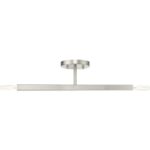 46842-91 2 Light Brushed Nickel Semi-Flush-Lighting LumensSemi Flush