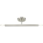 46842-91 2 Light Brushed Nickel Semi-Flush-Lighting LumensSemi Flush