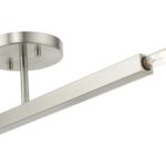 46842-91 2 Light Brushed Nickel Semi-Flush-Lighting LumensSemi Flush