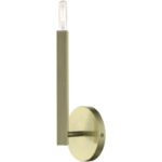 46980-01 1 Light Antique Brass ADA Sconce-Lighting LumensWall Sconces