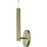 46980-01 1 Light Antique Brass ADA Sconce-Lighting LumensWall Sconces