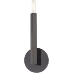 46980-46 1 Light Black Chrome ADA Sconce-Lighting LumensWall Sconces